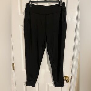 Women's Black Pull-On Joggers